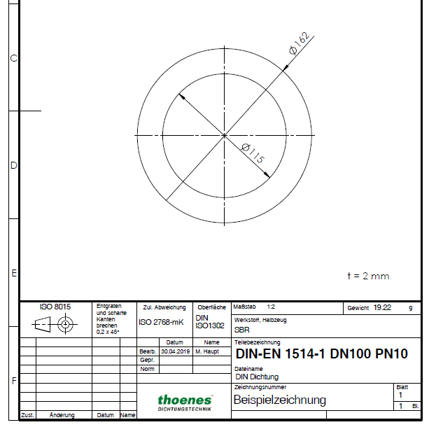 thoenes® Zeichnungserstellung