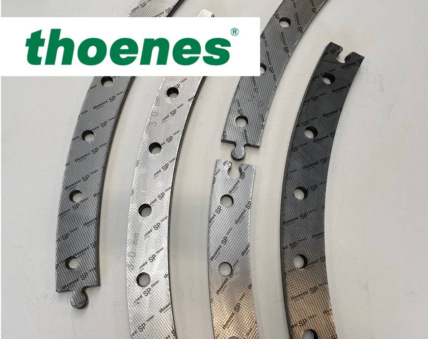 thoenes® Flachdichtungen mit Knopflochverbindung