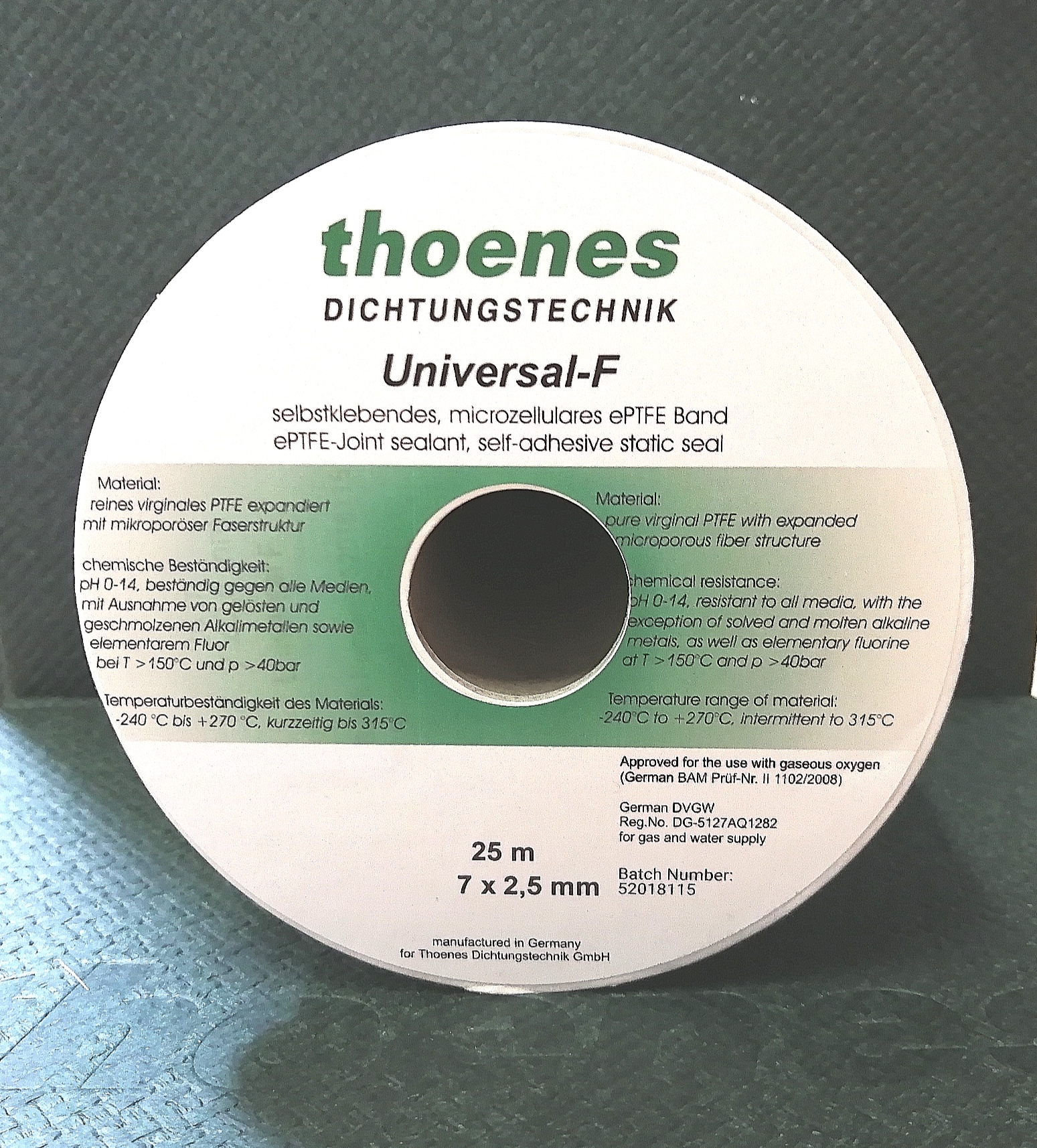 thoenes® ePTFE- Flachdichtungsband